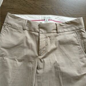Banana Republic Women’s Beige Pinstripe Chinos